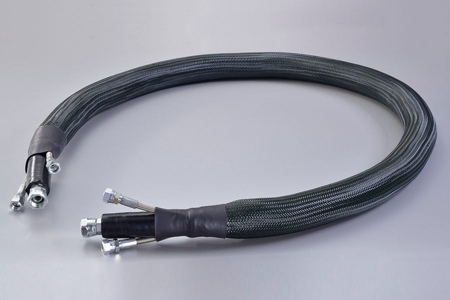Hot/cold water circulation type temperature control hose